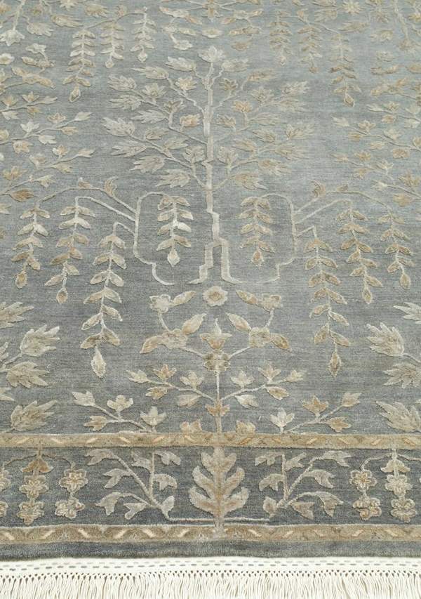 Paradise in Slate Blue Rug - Jenny Jones Rugs